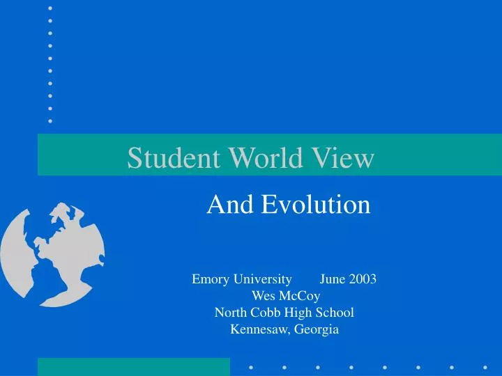 student world view