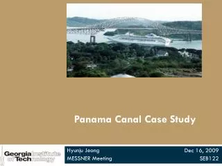 Panama Canal Case Study