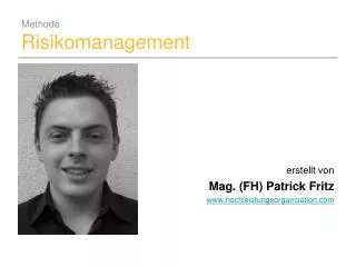 methode risikomanagement