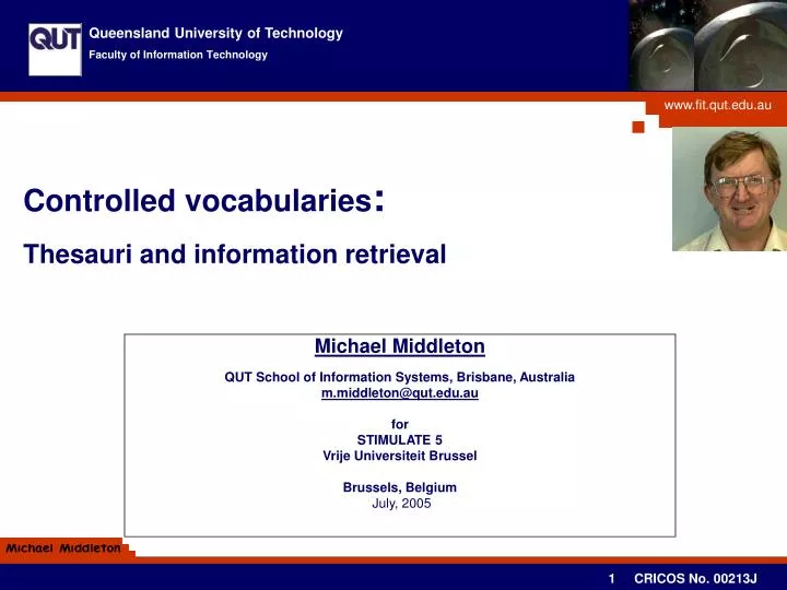 controlled vocabularies thesauri and information retrieval