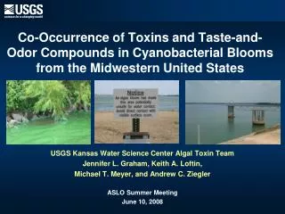 Co-Occurrence of Toxins and Taste-and-Odor Compounds in Cyanobacterial Blooms from the Midwestern United States