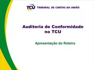 auditoria de conformidade no tcu