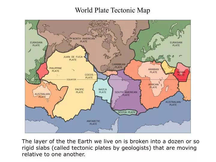 world plate tectonic map