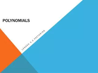 polynomials