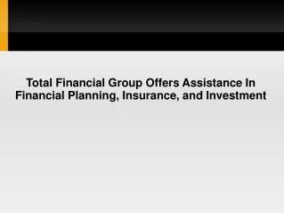 Total Financial Group | Raymond Blunk