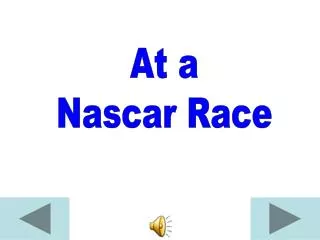 At a Nascar Race