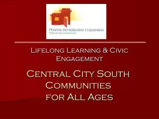 Central City South Communities for All Ages