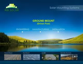 RBI Ground Mount Solar Systems