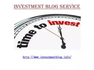 Investment Blogs