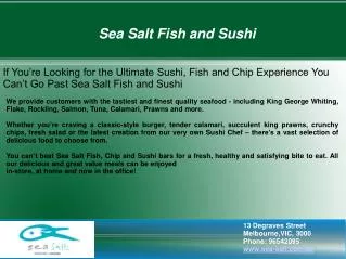 Sea Salt Seafood Restaurant