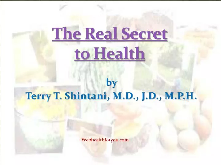 the real secret to health