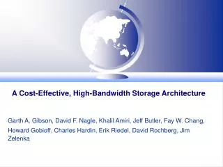 A Cost-Effective, High-Bandwidth Storage Architecture