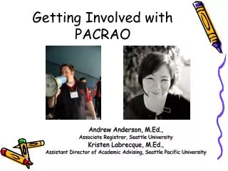 Getting Involved with PACRAO