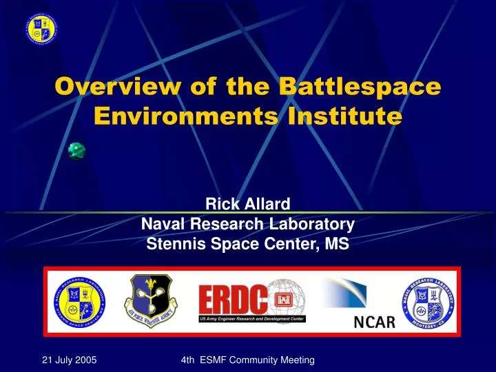 overview of the battlespace environments institute