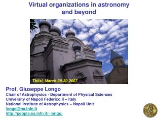 Virtual organizations in astronomy and beyond