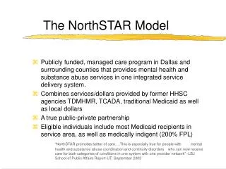 The NorthSTAR Model