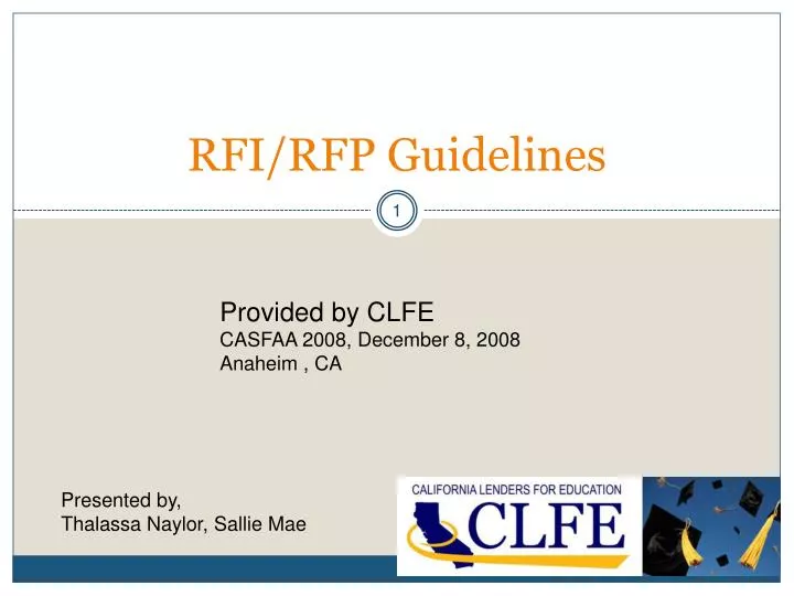 rfi rfp guidelines