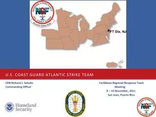 U.S. Coast guard Atlantic strike team