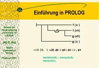 einf hrung in prolog