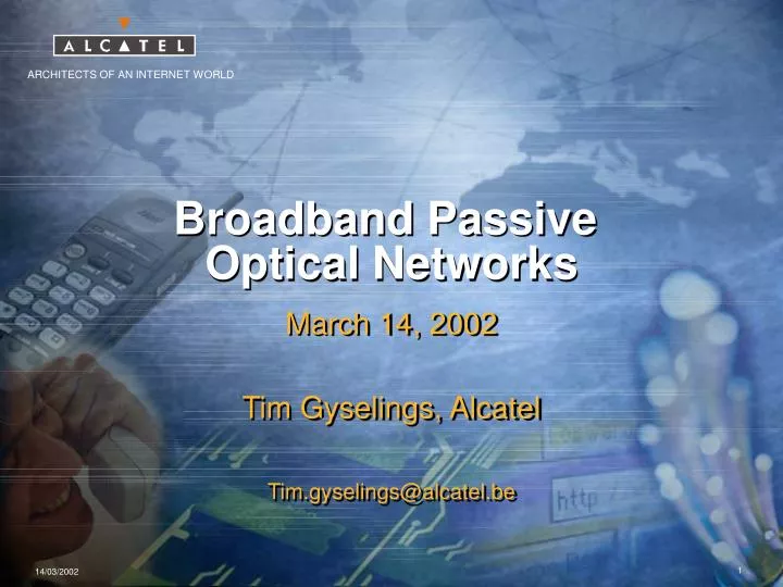 broadband passive optical networks