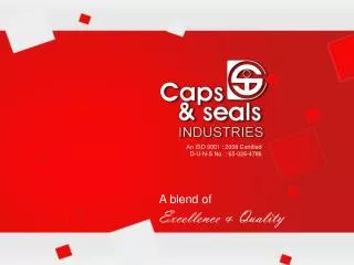 caps & seals : manufacturer of flip off seals