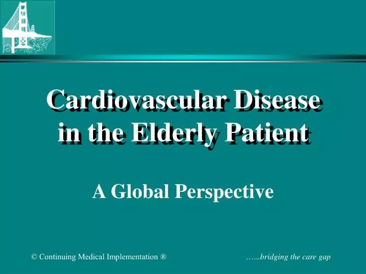 cardiovascular disease in the elderly patient