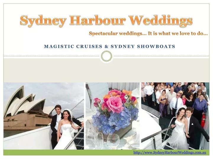 sydney harbour weddings