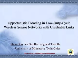 Opportunistic Flooding in Low-Duty-Cycle Wireless Sensor Networks with Unreliable Links