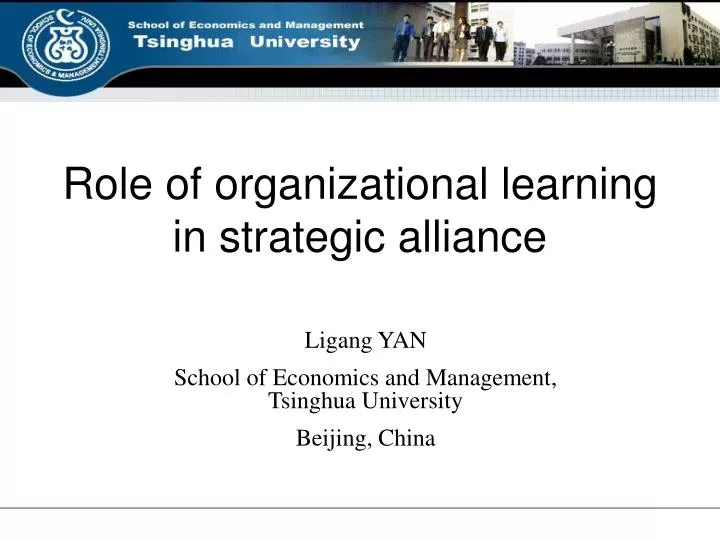 role of organizational learning in strategic alliance
