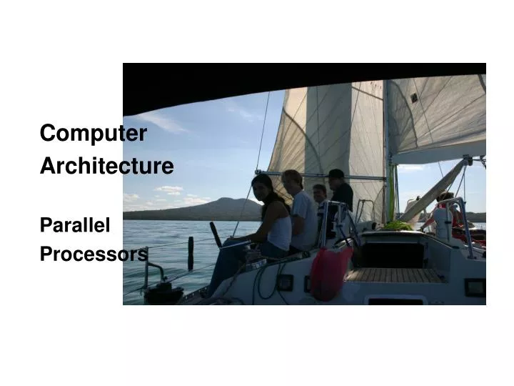 computer architecture parallel processors