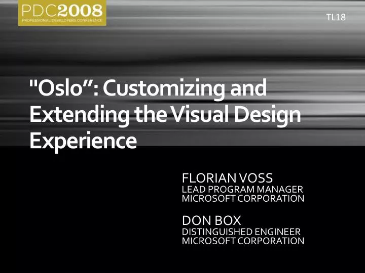 oslo customizing and extending the visual design experience