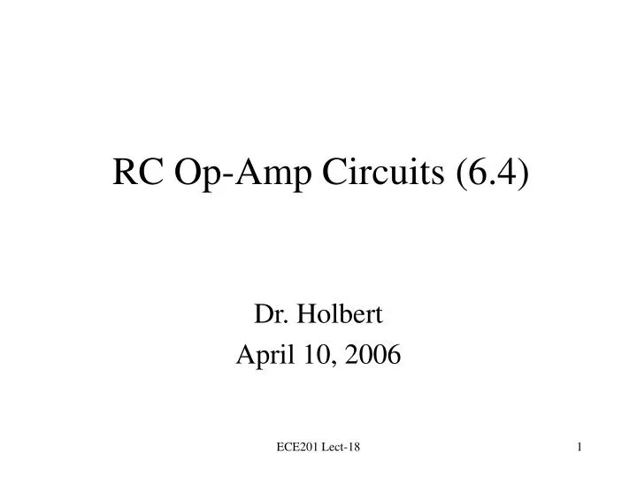 rc op amp circuits 6 4