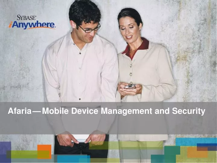 afaria mobile device management and security