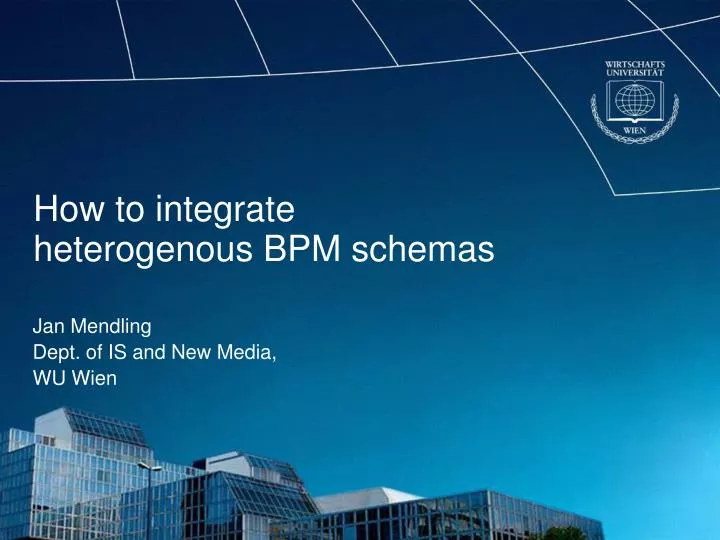 how to integrate heterogenous bpm schemas