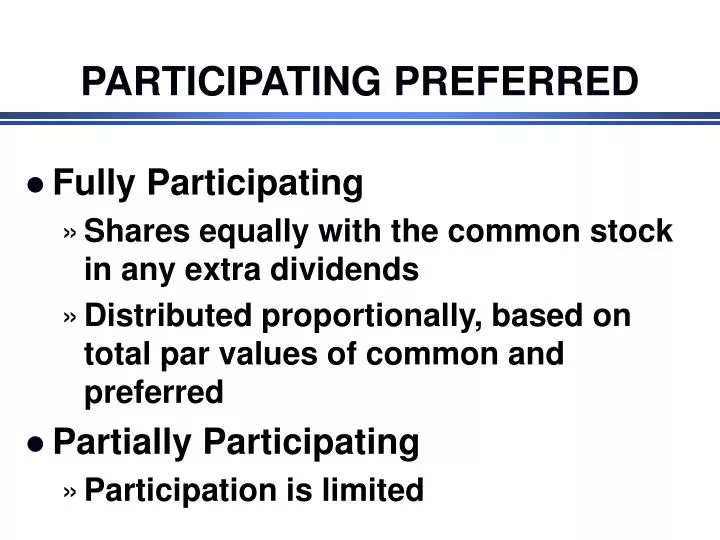participating preferred