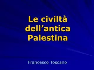francesco toscano