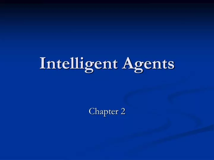 intelligent agents