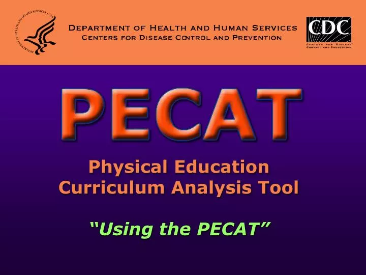 physical education curriculum analysis tool using the pecat