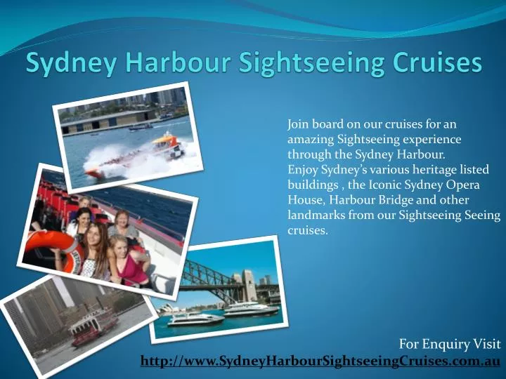 sydney harbour sightseeing cruises