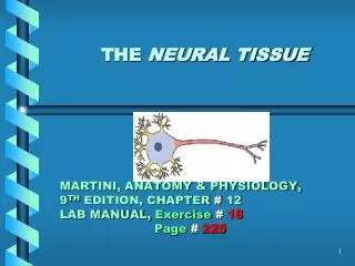 THE NEURAL TISSUE MARTINI, ANATOMY &amp; PHYSIOLOGY, 9 TH EDITION, CHAPTER # 12 LAB MANUAL, Exercise # 18 Page # 2