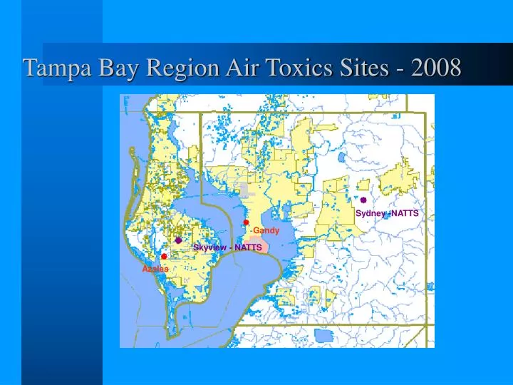 tampa bay region air toxics sites 2008