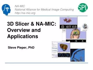 3D Slicer &amp; NA-MIC: Overview and Applications