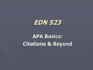EDN 523