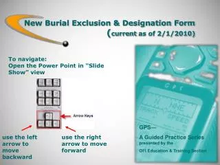 New Burial Exclusion &amp; Designation Form ( current as of 2/1/2010)