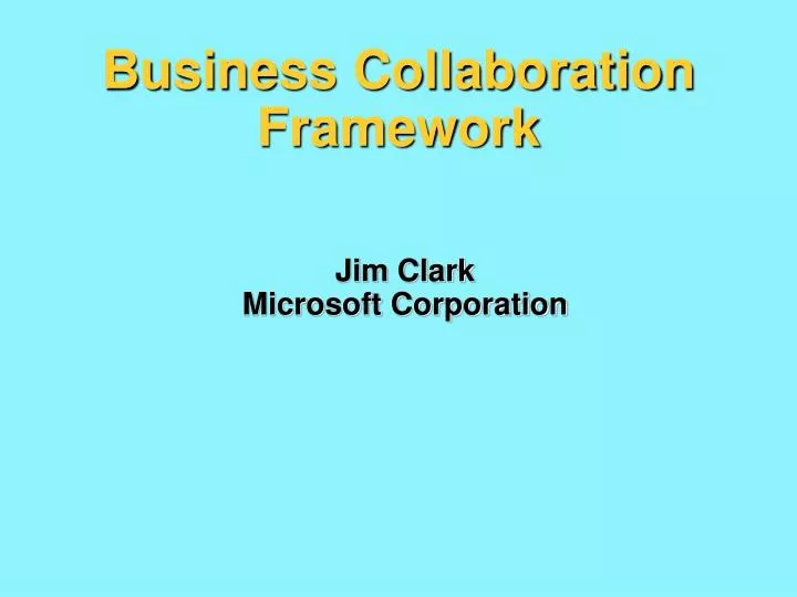 business collaboration framework