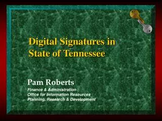 Digital Signatures in State of Tennessee