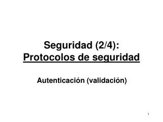 seguridad 2 4 protocolos de seguridad