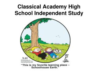 Classical Academy High School Independent Study