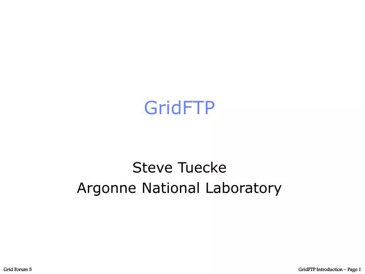 gridftp