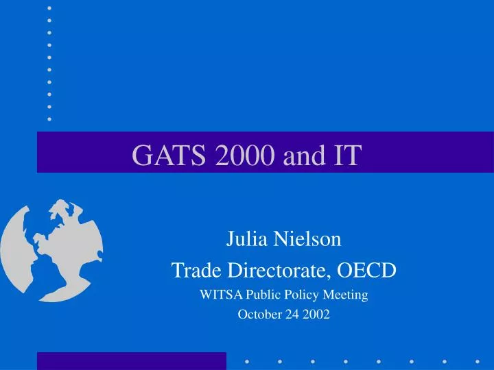 gats 2000 and it